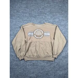 Vtg 80s EPCOT Center Walt Disney World Spaceship Earth Pullover Sweatshirt L/XL‎